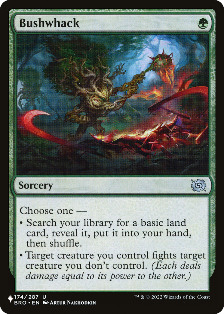 Bushwhack (LIST-174/012) - The List、Wizards of the Coast、kayou