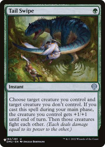 Tail Swipe (LIST-182/281) - The List、Wizards of the Coast、kayou