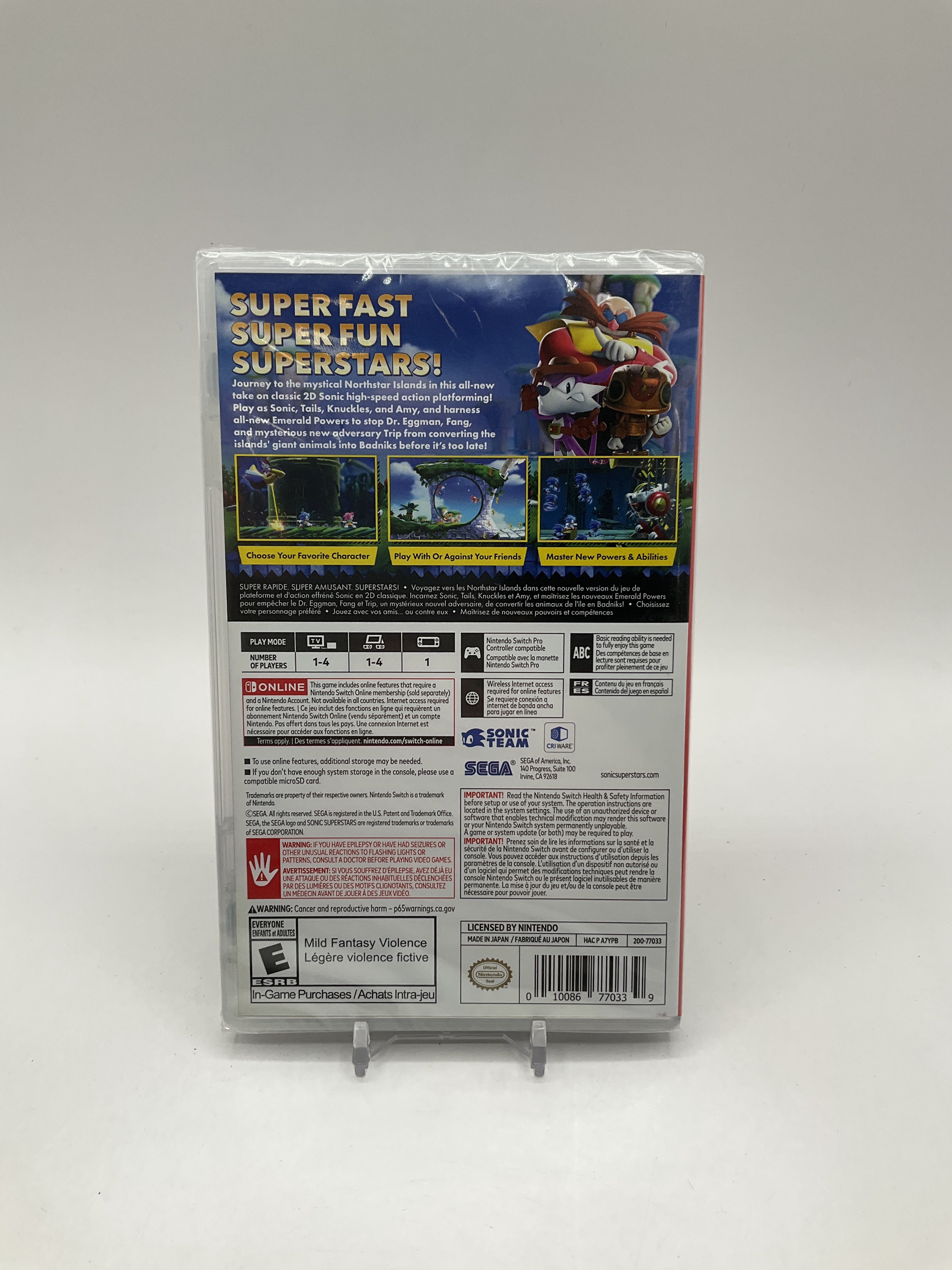 Sonic Superstars Nintendo Switch Sealed、Collector Store LLC - VG、kayou
