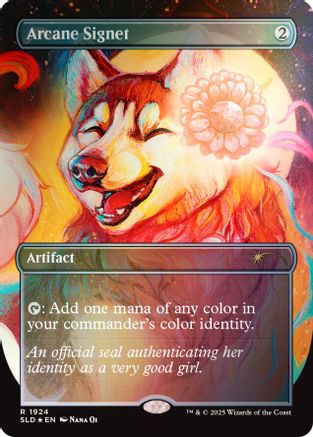 Arcane Signet (1924) (Rainbow Foil) (SLD-1924) - Secret Lair Drop Series Foil、Wizards of the Coast、kayou