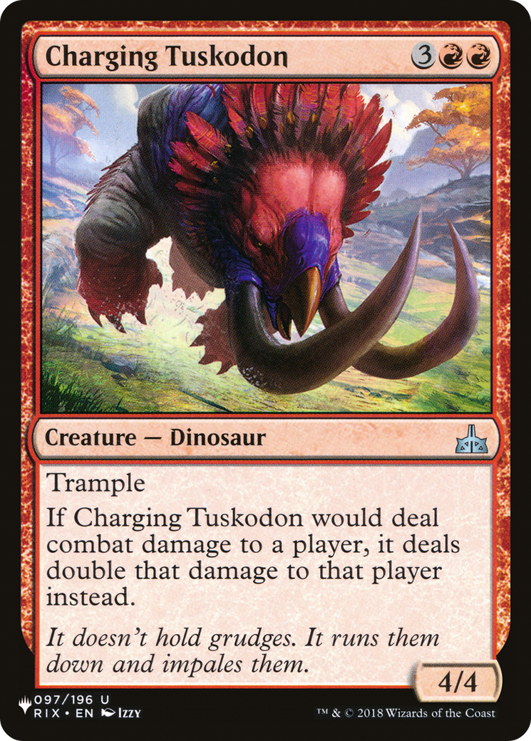 Charging Tuskodon (LIST-097/196) - The List、Wizards of the Coast、kayou