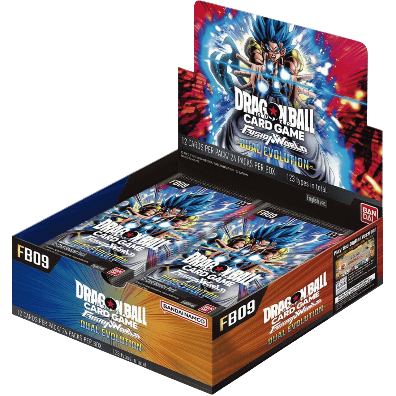 Dragon Ball Super TCG: Fusion World - Dual Evolution - Booster Box FB09、Bandai、kayou