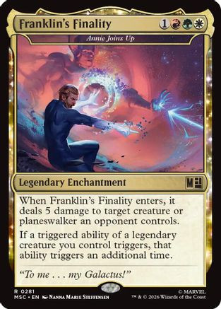 Franklin's Finality - Annie Joins Up (MSC-281) - Commander: Marvel Super Heroes、Wizards of the Coast、kayou