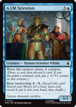 A.I.M. Scientists (MSH-044) - Marvel Super Heroes、Wizards of the Coast、kayou