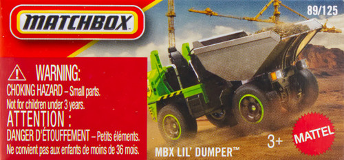 Matchbox MBX Lil' Dumper Diecast Car Green、ToyWiz、kayou
