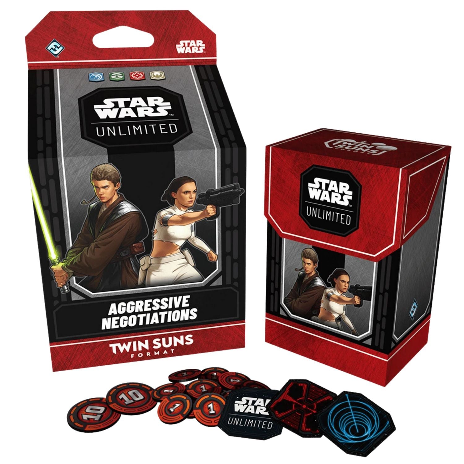 Star Wars: Unlimited - 2026 Twin Suns Deck Display (Set of 4)、Star Wars、kayou