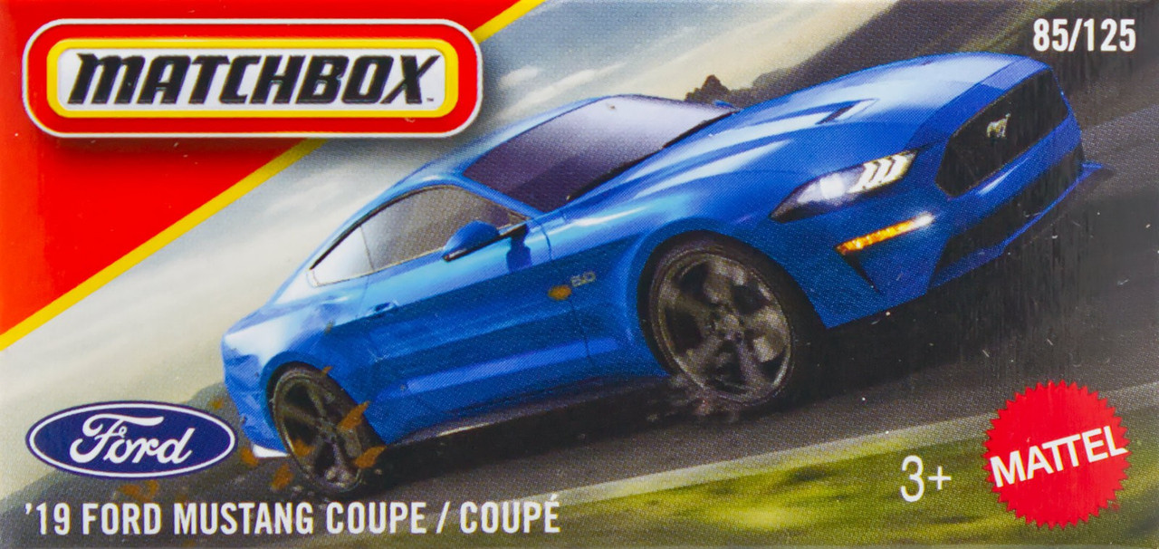 Matchbox '19 Ford Mustang Coupe Diecast Car Boxed、ToyWiz、kayou