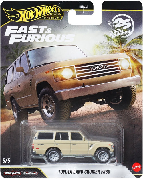 Hot Wheels Premium 25 Years of Fast & Furious Toyota Land Cruiser FJ60 Die Cast Car、ToyWiz、kayou