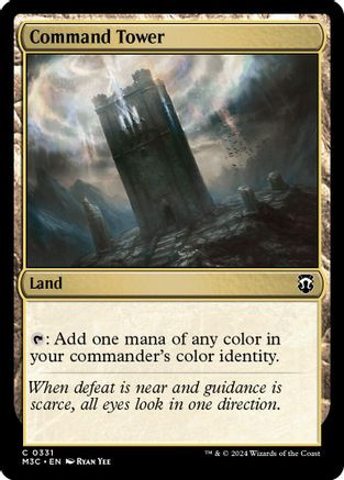 Command Tower (Ripple Foil) (M3C-331) - Modern Horizons 3 Commander Foil、Wizards of the Coast、kayou