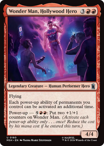 Wonder Man, Hollywood Hero (Foil) | Marvel Super Heroes、Magic: The Gathering、kayou