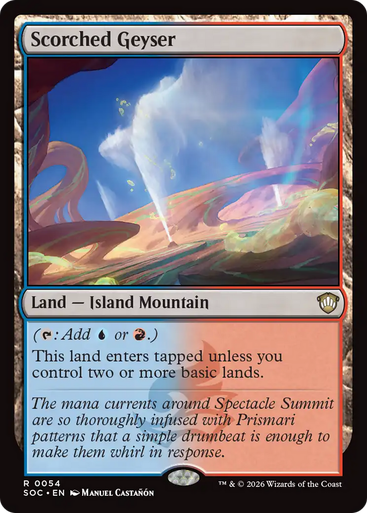 Scorched Geyser | Secrets of Strixhaven Commander、Magic: The Gathering、kayou