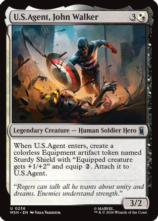 U.S.Agent, John Walker (MSH-236) - Marvel Super Heroes、Wizards of the Coast、kayou