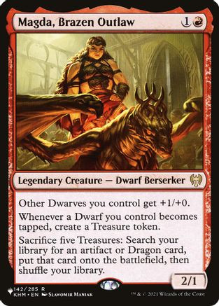 Magda, Brazen Outlaw (LIST-142/285) - The List Reprints、Wizards of the Coast、kayou