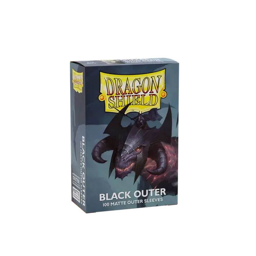 Dragon Shield: 100ct Standard Size Matte Black Outer Sleeves、Dragon Shield 100ct、kayou