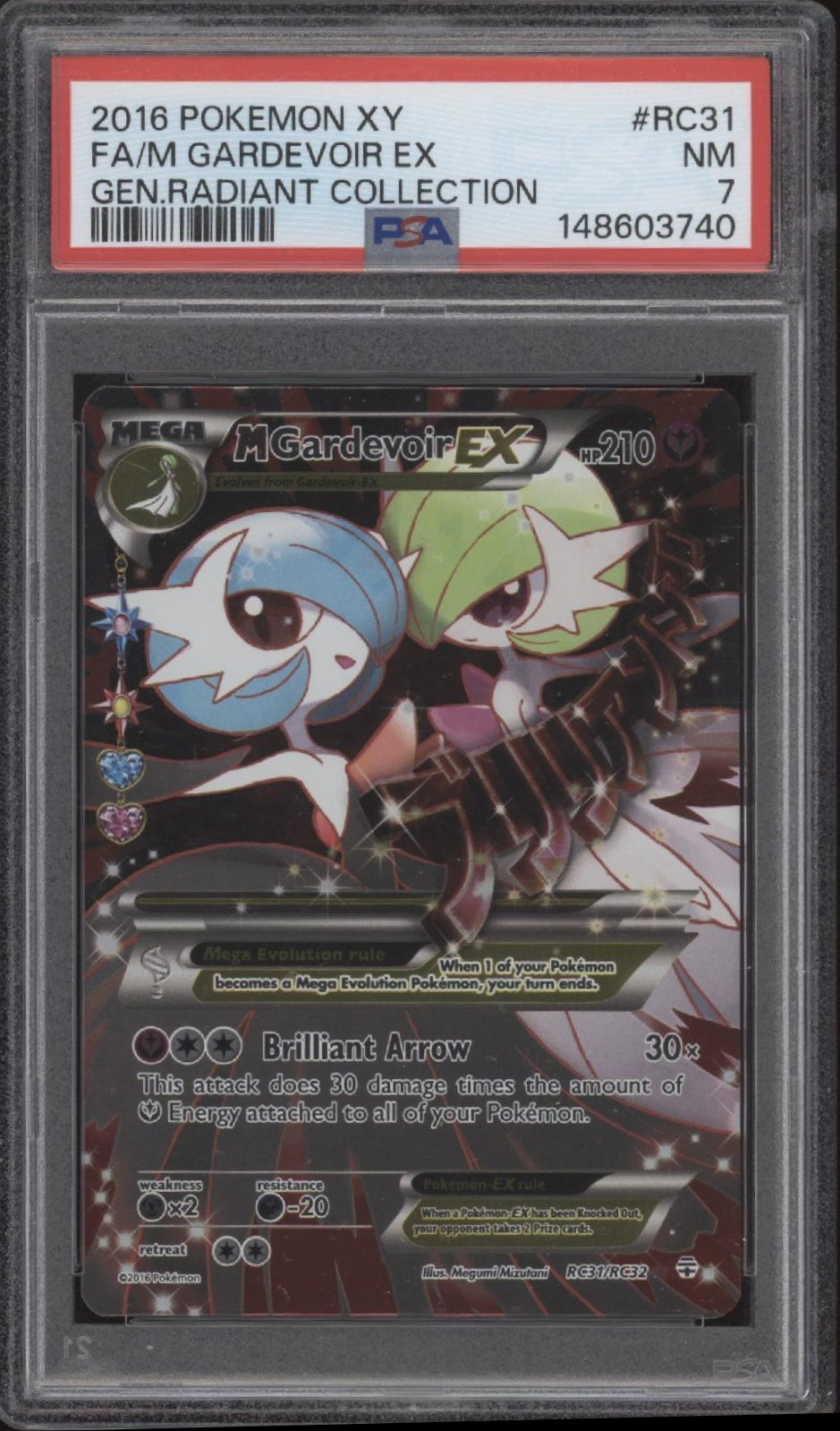 M Gardevoir ex Pokemon Generations Radiant Collection Full Art #RC31 PSA 7 #1、Collector Store LLC Gaming、kayou