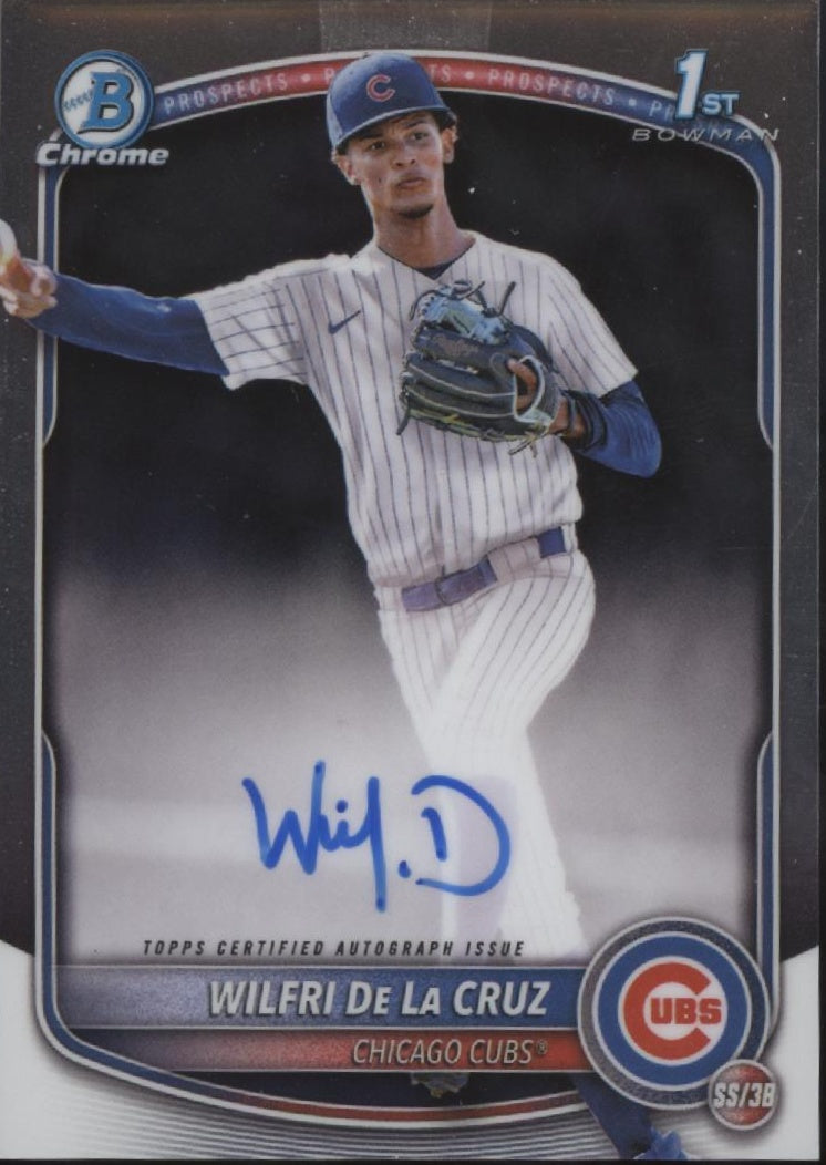 Wilfri De La Cruz 2025 Bowman Chrome Prospects Auto #CPA-WD、Collector Store LLC、kayou