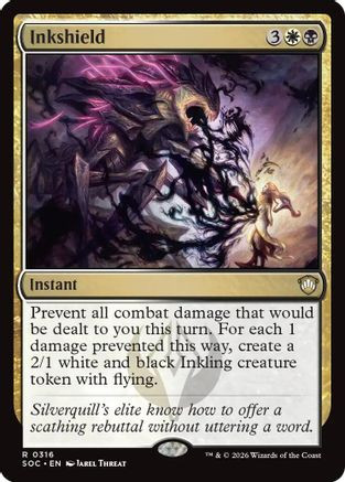 Inkshield (SOC-316) - Commander: Secrets of Strixhaven、Wizards of the Coast、kayou