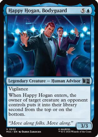 Happy Hogan, Bodyguard (MSC-622) - Commander: Marvel Super Heroes Foil、Wizards of the Coast、kayou