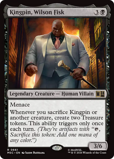Kingpin, Wilson Fisk (Foil) | Marvel Super Heroes Commander、Magic: The Gathering、kayou