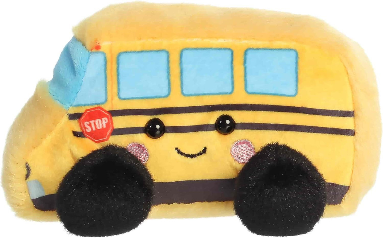 Original Palm Pals Friendly School Bus 5-Inch Mini Bean Bag Plush、ToyWiz、kayou
