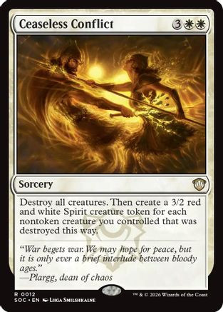 Ceaseless Conflict (SOC-012) - Commander: Secrets of Strixhaven、Wizards of the Coast、kayou