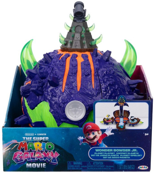World of Nintendo Super Mario Galaxy Movie Wonder Bowser Jr. Planet Playset、ToyWiz、kayou