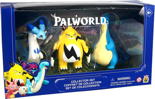 Palworld Collector Set Chillet, Grizzbolt & Relaxasaurus 3-Inch Figure 3-Pack Damaged Package、ToyWiz、kayou
