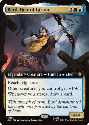 Bard, Heir of Girion (Extended Art) (HOC-101) - The Hobbit: Eternal-Legal、Wizards of the Coast、kayou
