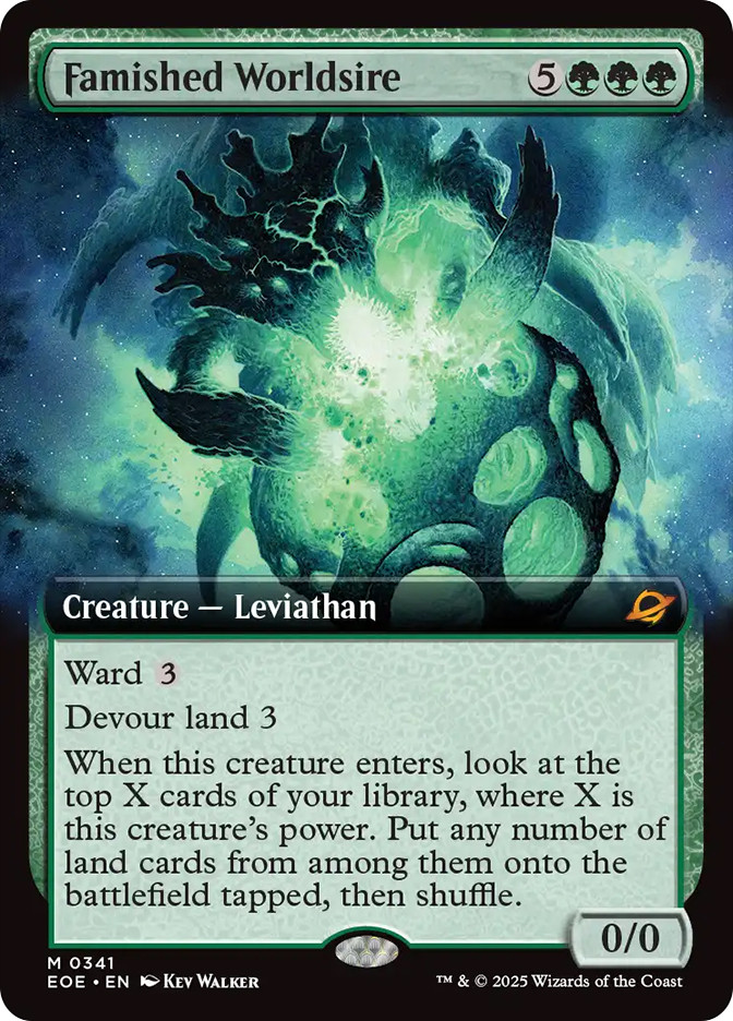 Famished Worldsire (EOE2-341)、Magic: The Gathering、kayou