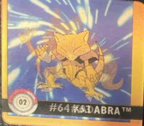 Pokemon Abra + Kadabra Flipz 3D #02、ToyWiz、kayou