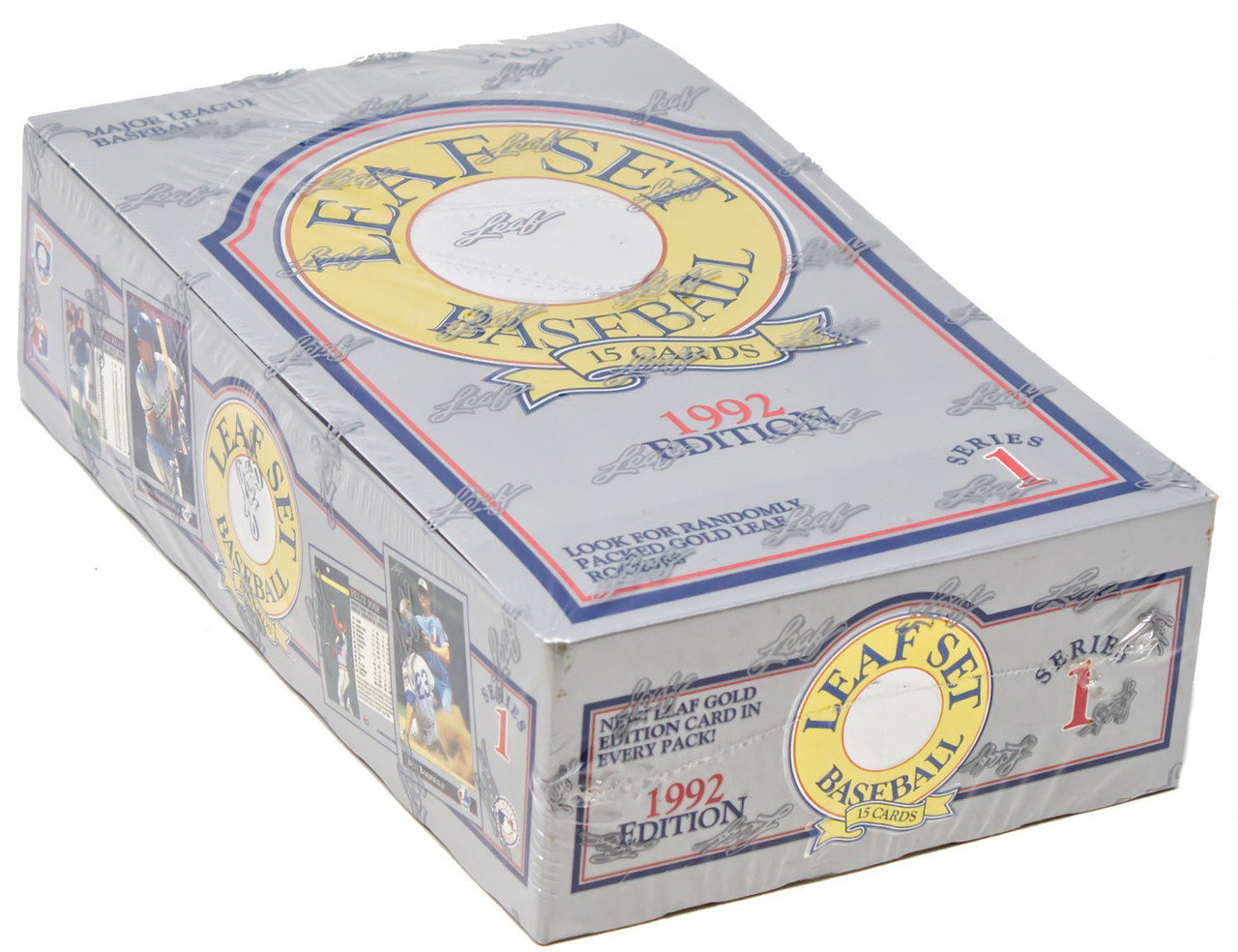 MLB 1992 Leaf Set Series 1 Baseball Trading Card WAX Box 36 Packs、ToyWiz、kayou