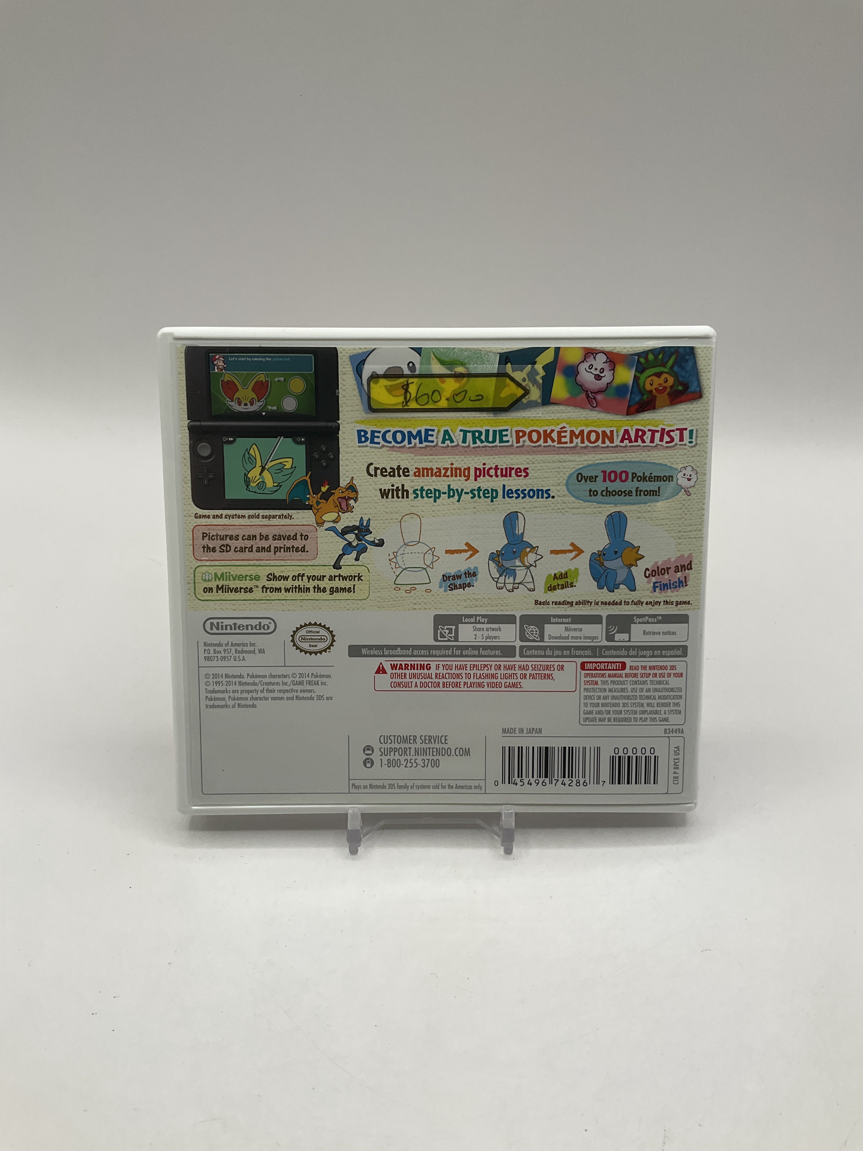 Pokemon Art Academy Nintendo 3DS Used、Collector Store LLC - VG、kayou