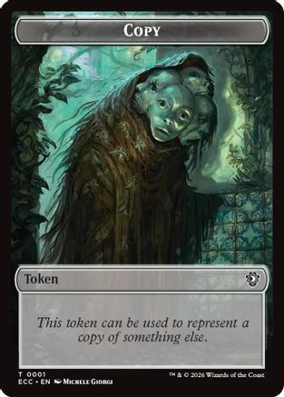 Copy // Scarecrow Double-Sided Token (ECC-1 // 11) - Commander: Lorwyn Eclipsed Foil、Wizards of the Coast、kayou