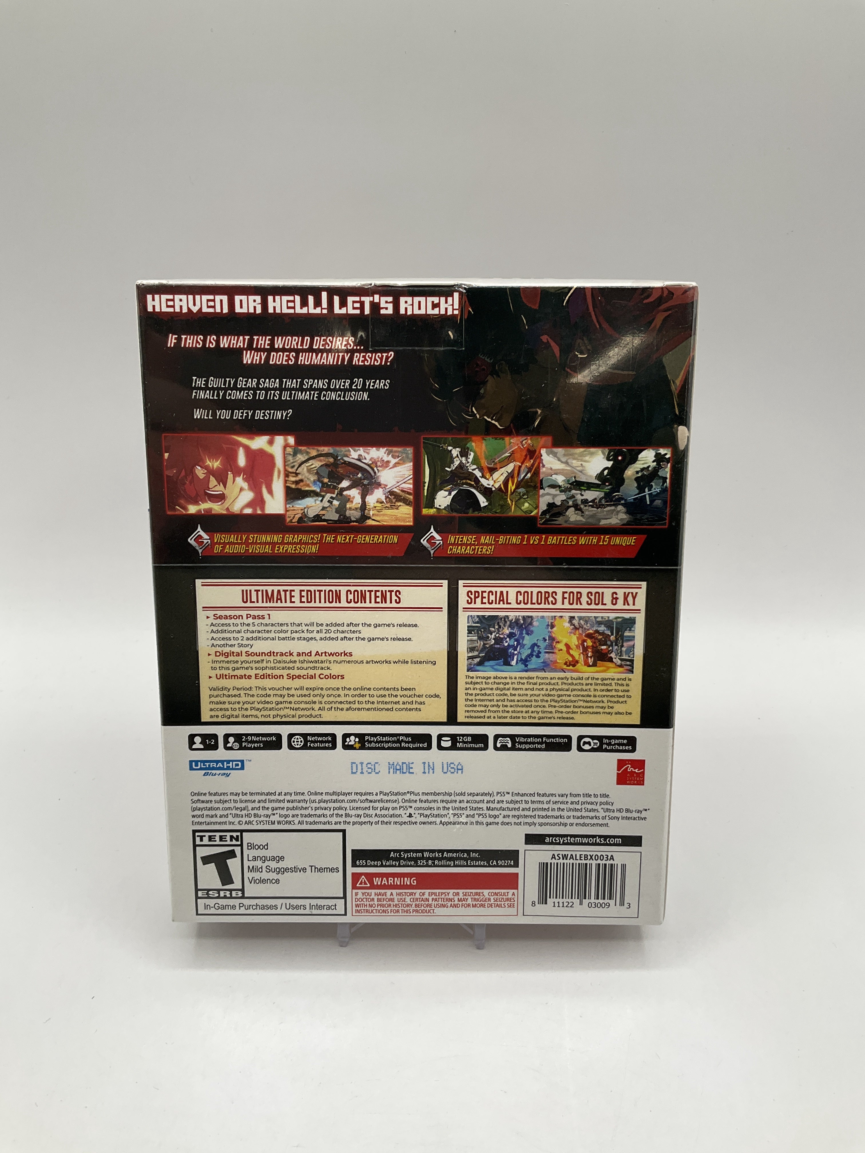 Guilty Gear: Strive Ultimate Edition Playstation 5 Sealed、Collector Store LLC - VG、kayou