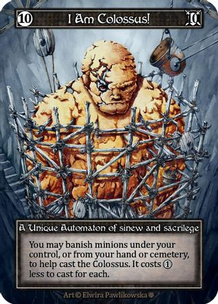 I Am Colossus! (Foil) - Gothic Foil、Gothic、kayou