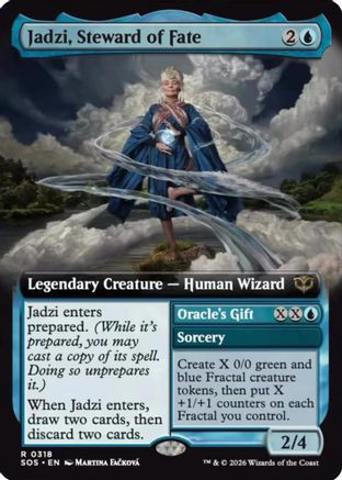 Jadzi, Steward of Fate (Extended Art) (SOS-318) - Secrets of Strixhaven Foil、Wizards of the Coast、kayou
