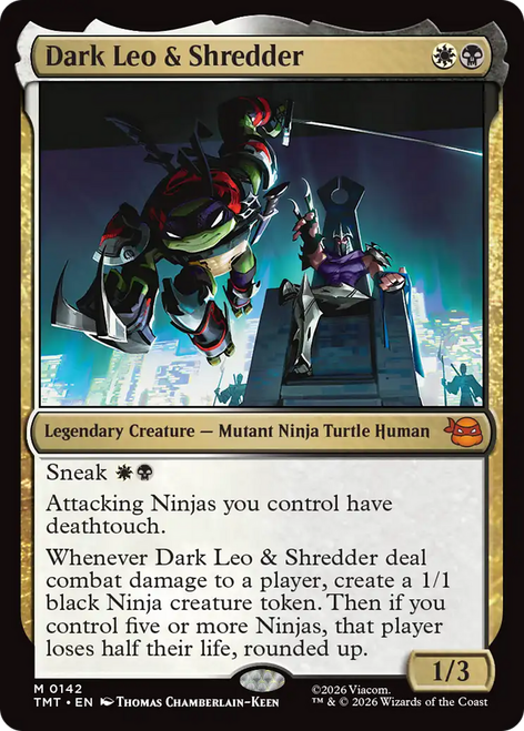 Dark Leo & Shredder (Foil) | Teenage Mutant Ninja Turtles、Magic: The Gathering、kayou