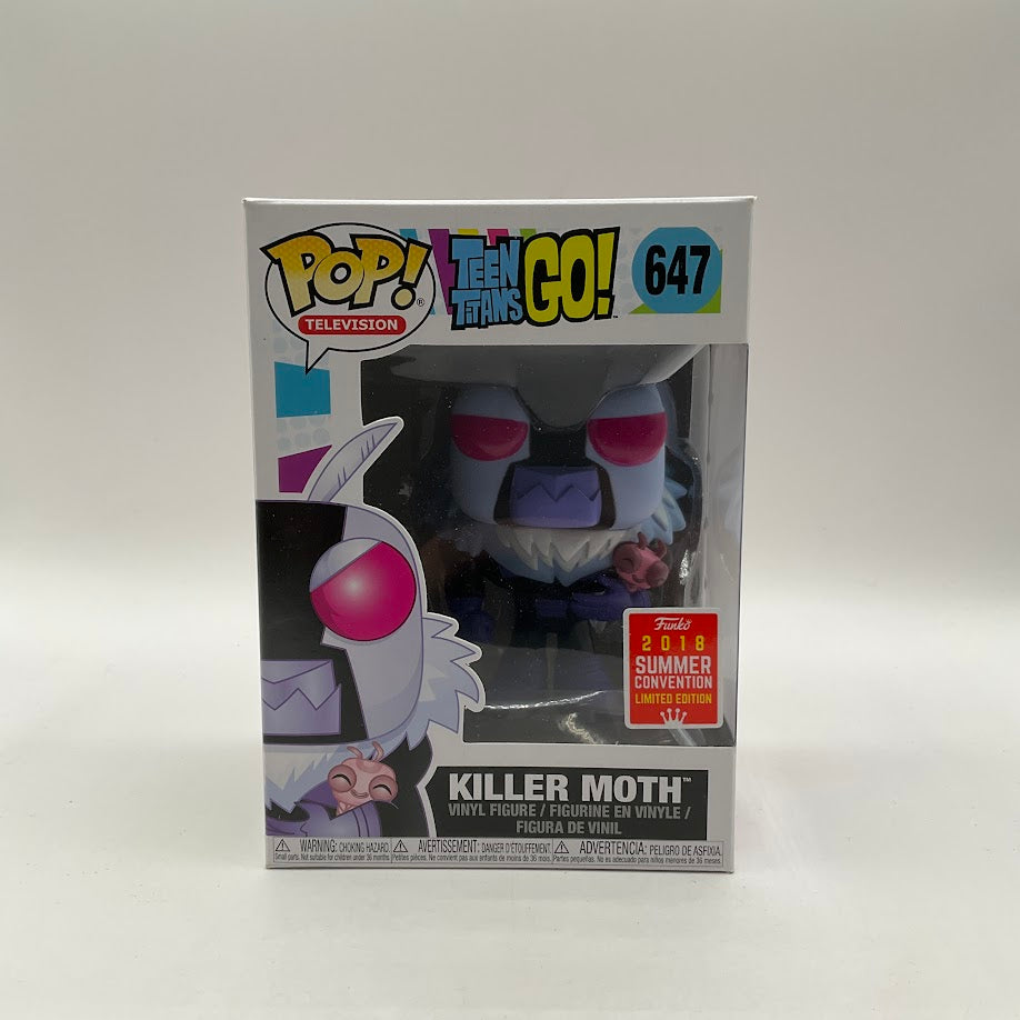 Killer Moth Funko Pop! Teen Titans Go! #647 2018 Summer Convention、Funko、kayou