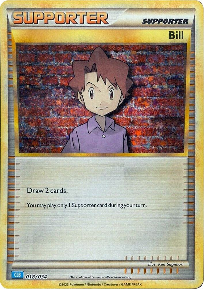 Pokemon Trading Card Game Classic Classic Collection Bill #18 CLB、ToyWiz、kayou