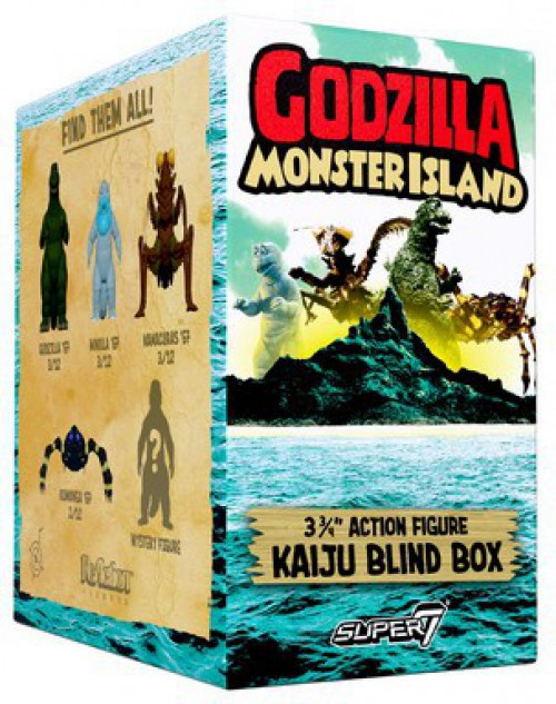 ReAction TOHO Godzilla Kaiju Monster Island - Showa Era 3.75-Inch Mystery Pack 1 RANDOM Figure、ToyWiz、kayou