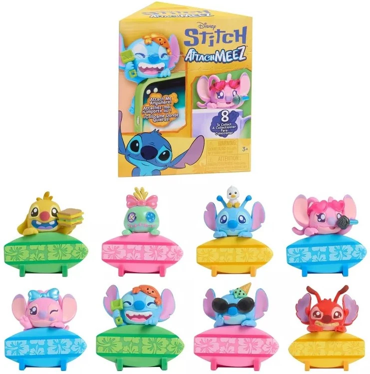 Disney Stitch AttachMeez Series 2 Mystery Pack 1 RANDOM Hanging Figure、ToyWiz、kayou