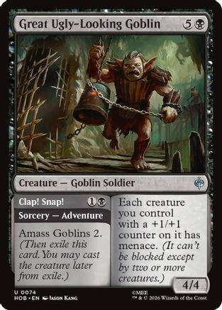 Great Ugly-Looking Goblin (HOB-074) - The Hobbit、Wizards of the Coast、kayou