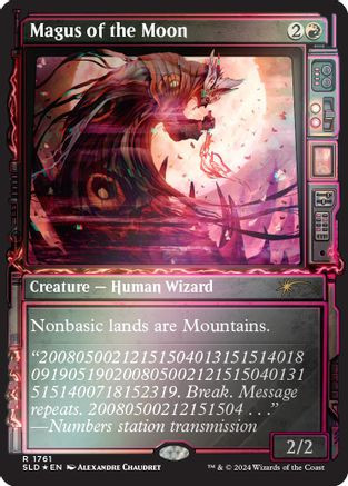 Magus of the Moon (Rainbow Foil) (SLD-1761) - Secret Lair Drop Series Foil、Wizards of the Coast、kayou