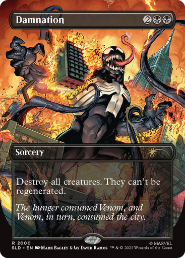 Damnation (Secret Lair - Marvel's Spider-Man: Venom Unleashed Colors) | Secret Lair Drops、Magic: The Gathering、kayou
