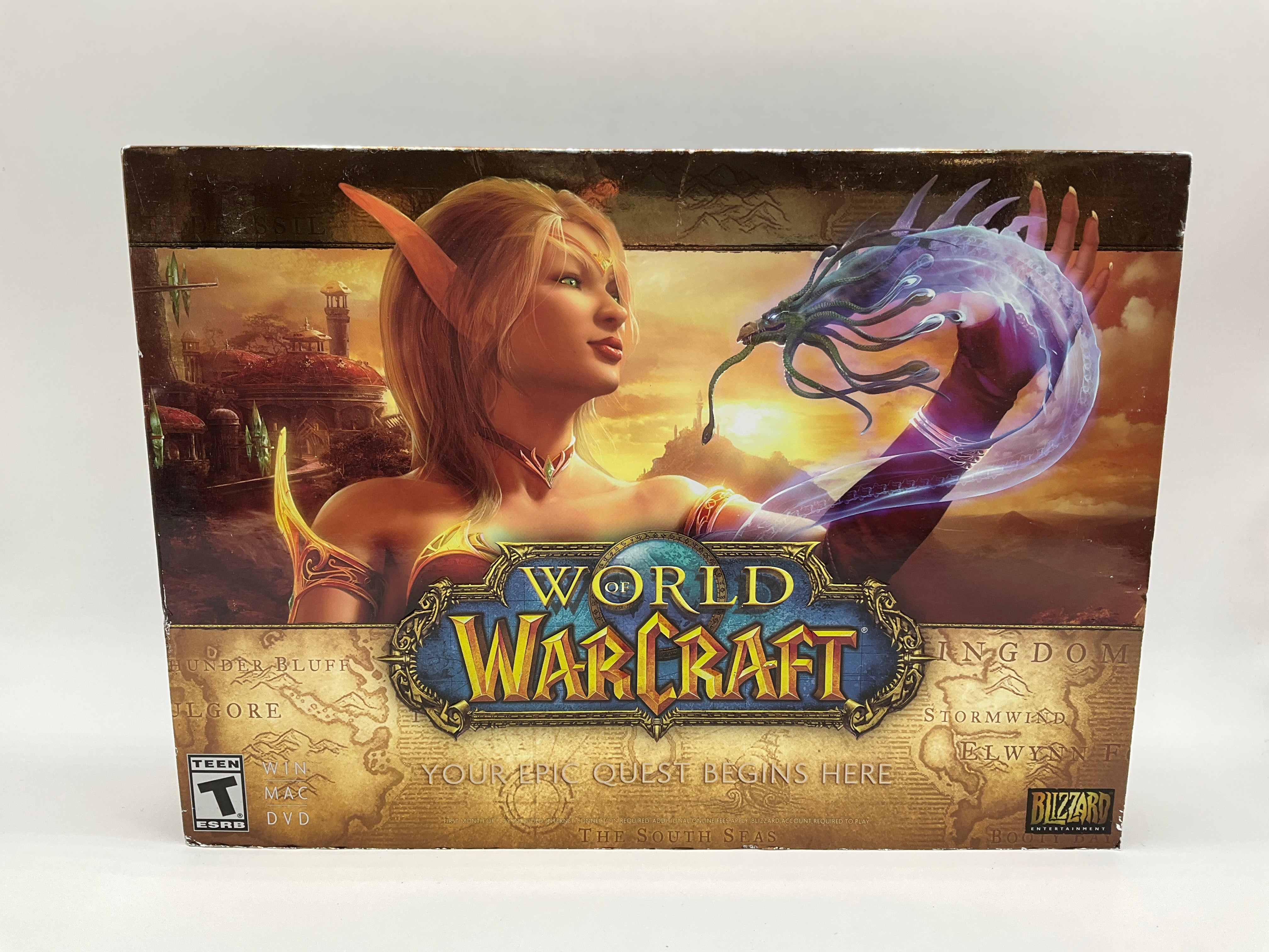 World of Warcraft Rectangle PC Games Sealed、Collector Store LLC - VG、kayou
