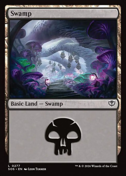 MtG Secrets of Strixhaven Common Swamp #277、ToyWiz、kayou