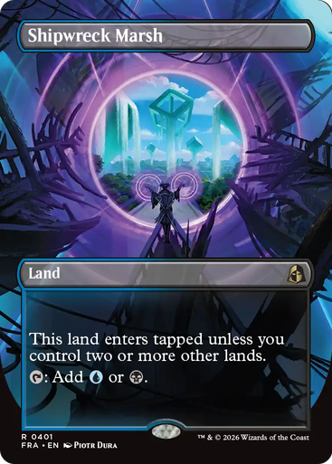 Shipwreck Marsh (Borderless Portal View) | Reality Fracture、Magic: The Gathering、kayou
