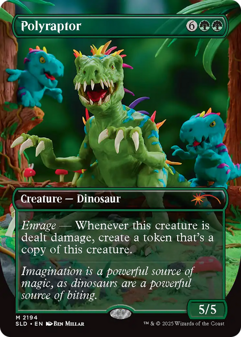 Polyraptor (Secret Lair - Play-Doh: Squishful Thinking) | Secret Lair Drops、Magic: The Gathering、kayou