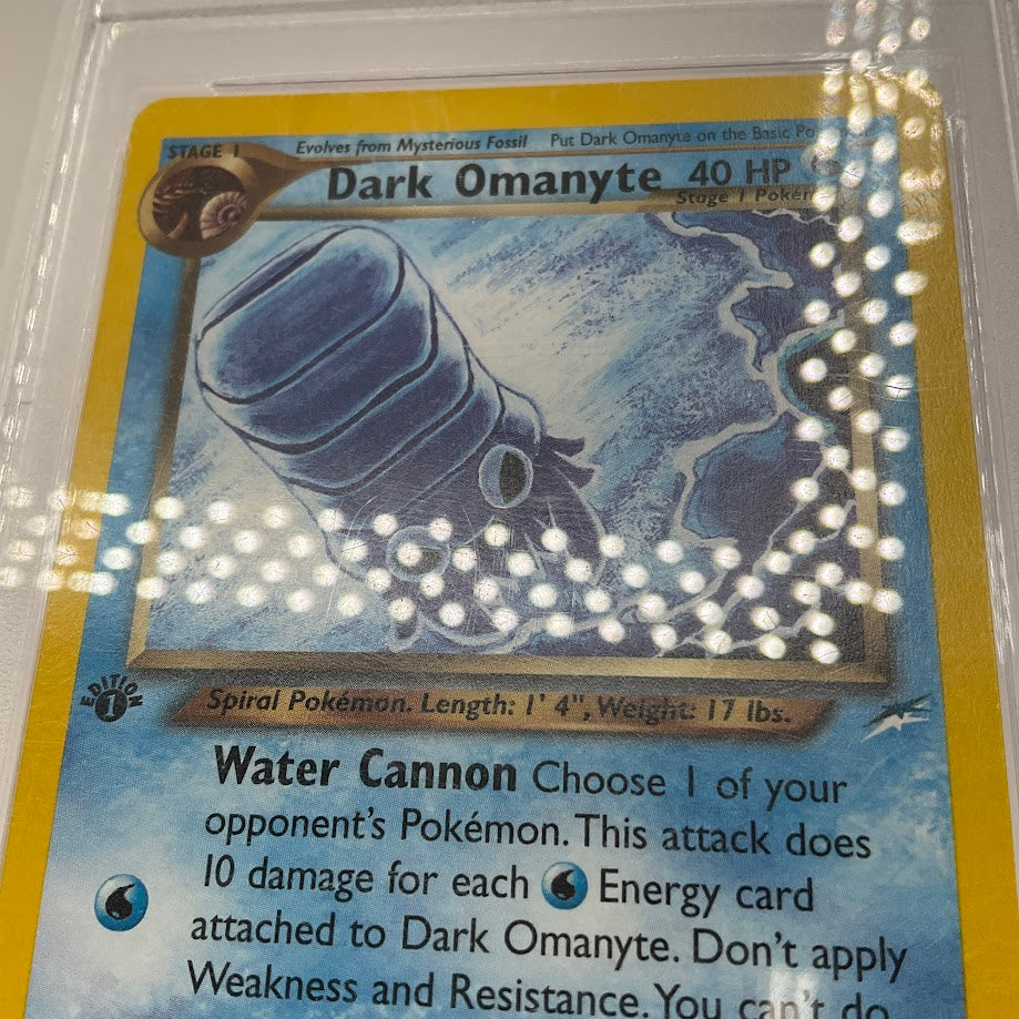 Dark Omanyte Pokemon Neo Destiny 1st Edition #37 PSA 10、Collector Store LLC Gaming、kayou