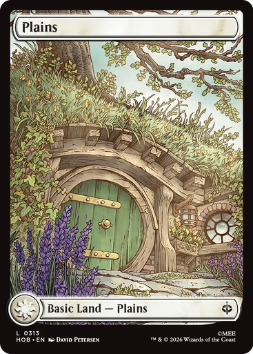 Plains (Full Art) (#313) | The Hobbit、Magic: The Gathering、kayou